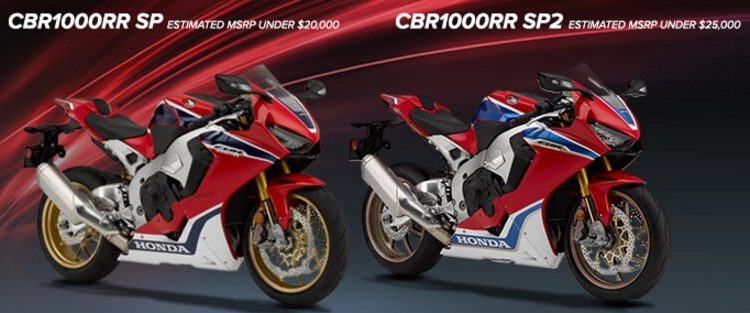 Promising Motorbikes Of 17 Honda Cbr1000rr Sp And Sp2 Latestmotorcycles Com